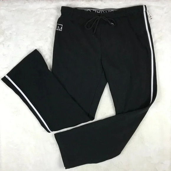 Black Fleece Sweatpants Track Pants NWT Large - Picture 1 of 14